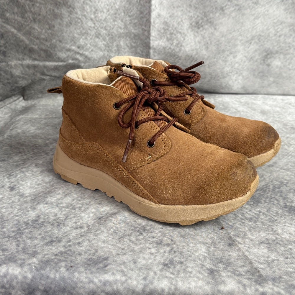 UGG Kids Toddler Boys Canoe‎ III Weather Suede Side Zip Ankle Boot Shoes Size 12